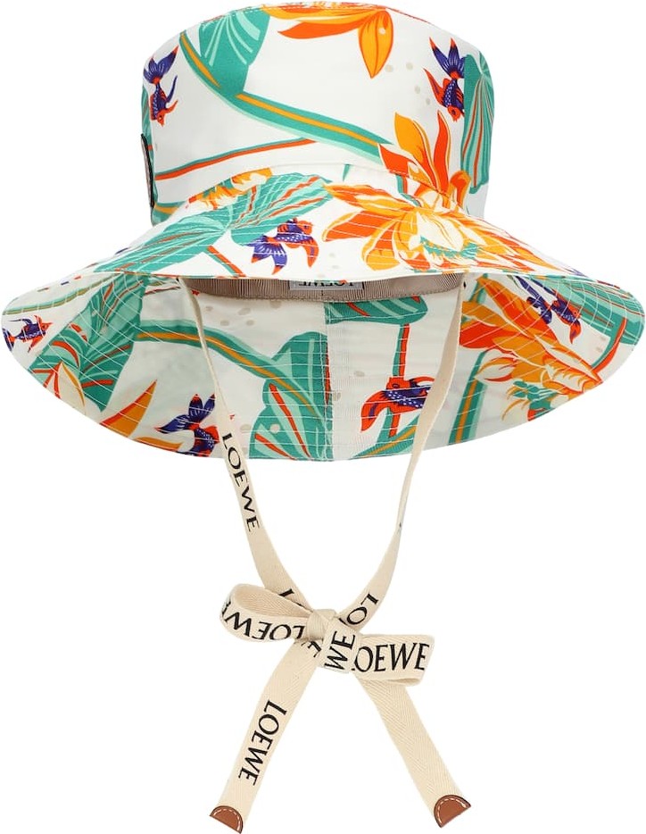 LOEWE Paula's Ibiza printed cotton bucket hat