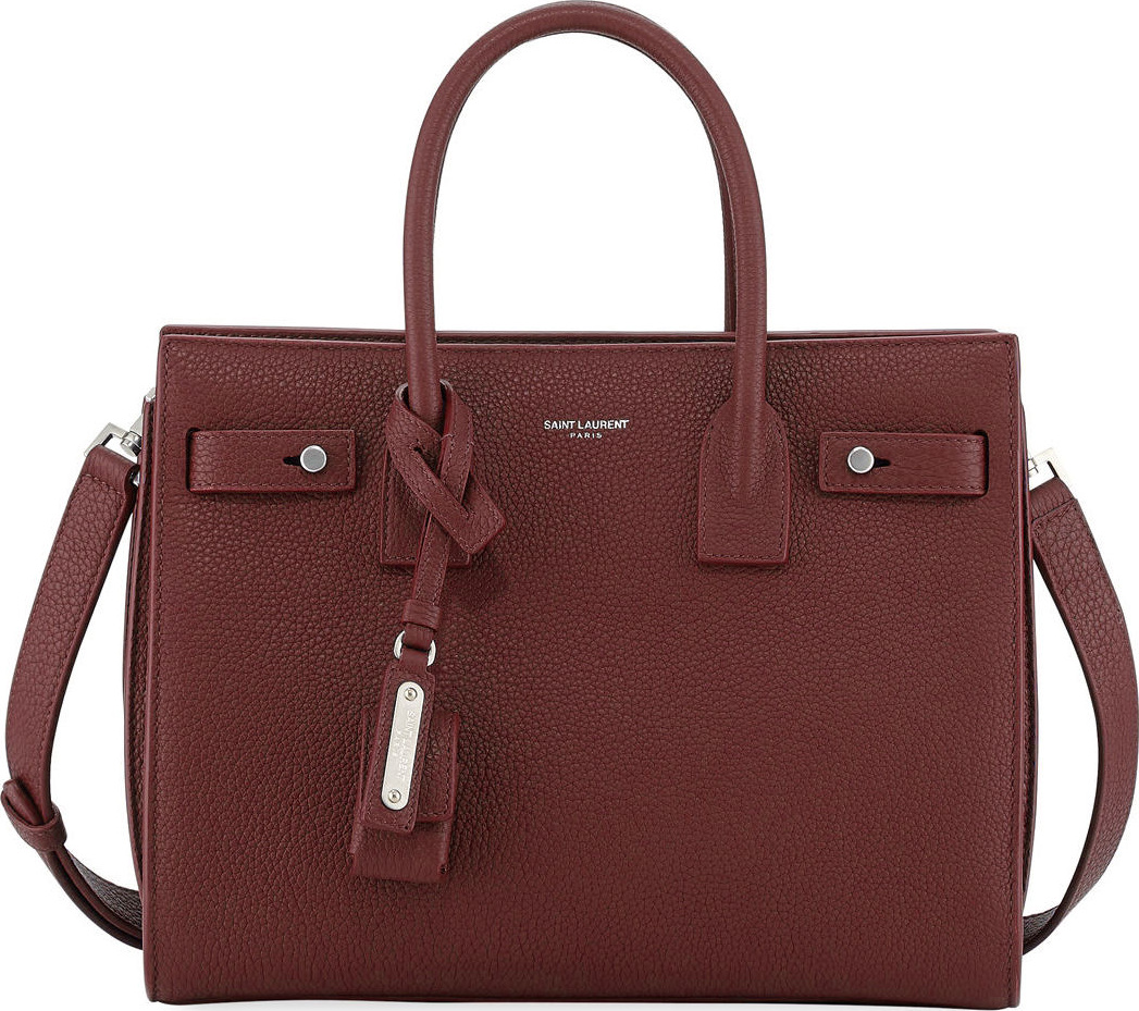 Saint Laurent Sac de Jour Baby Supple Bonded Leather Tote Bag
