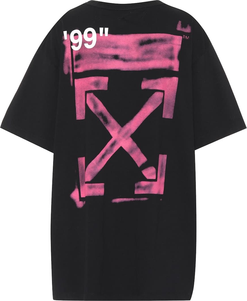 Off White Printed cotton T-shirt