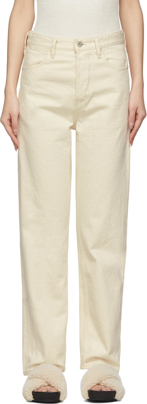 Jil Sander Off-White Selvedge Jeans