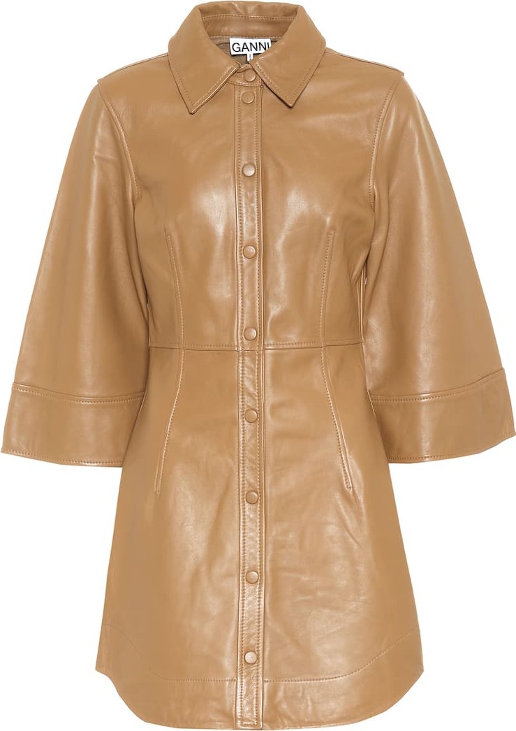 Ganni Leather minidress