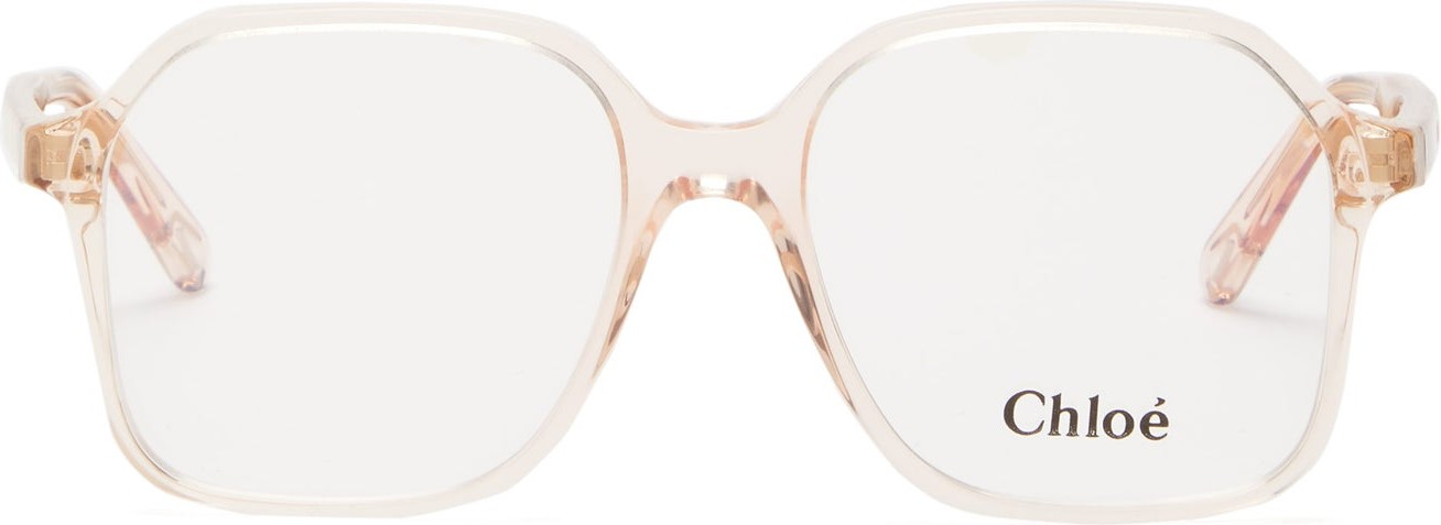 Chloe Willow oversized square acetate glasses