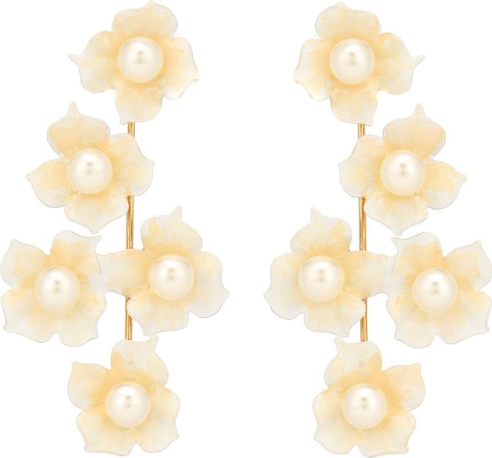 Jennifer Behr Petra floral earrings