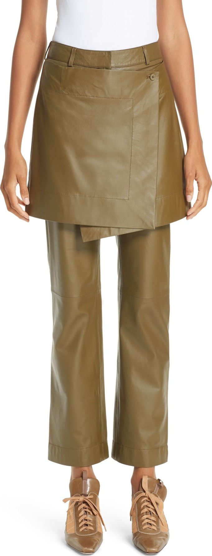 Sies Marjan Judy Leather Apron Pants