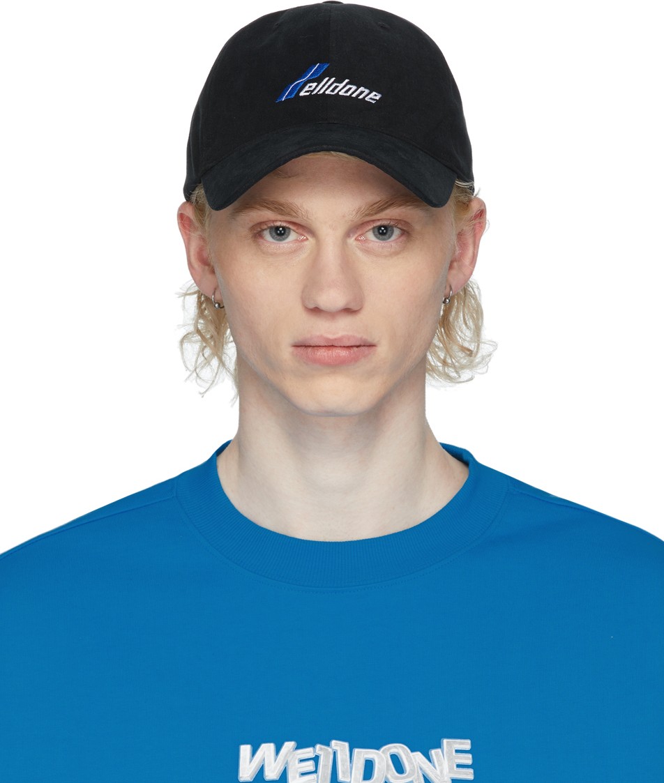 We11done Black Logo Cap
