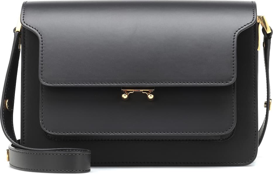 Marni Trunk leather shoulder bag