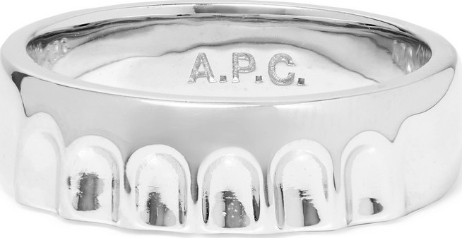 A.P.C. Bottle Cap Silver-Tone Ring
