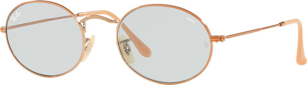Ray Ban Gradient Round Metal Sunglasses