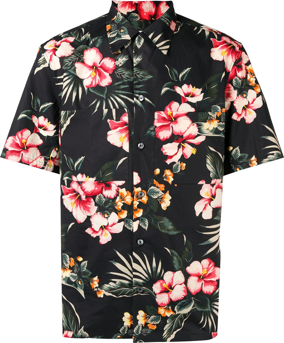 Valentino floral printed shortsleeved shirt