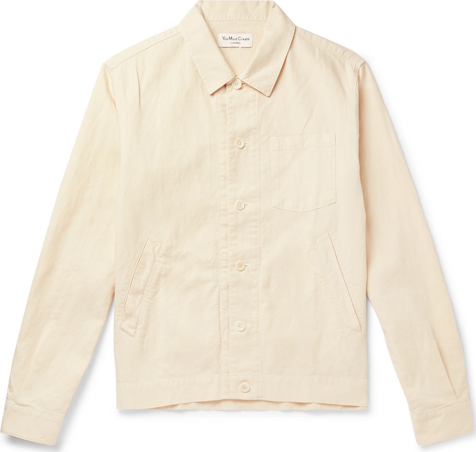 YMC Linen and Cotton-Blend Canvas Shirt Jacket