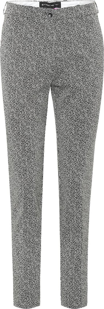 Etro Cropped high-rise straight pants