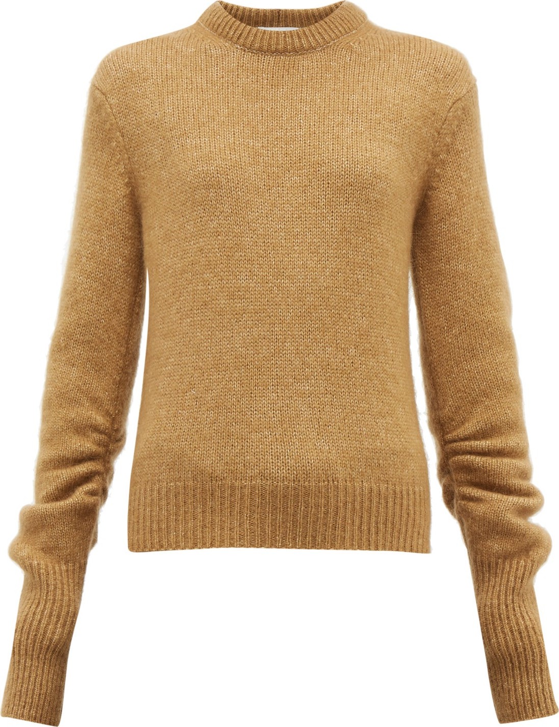Chloe Ruched-sleeve sweater