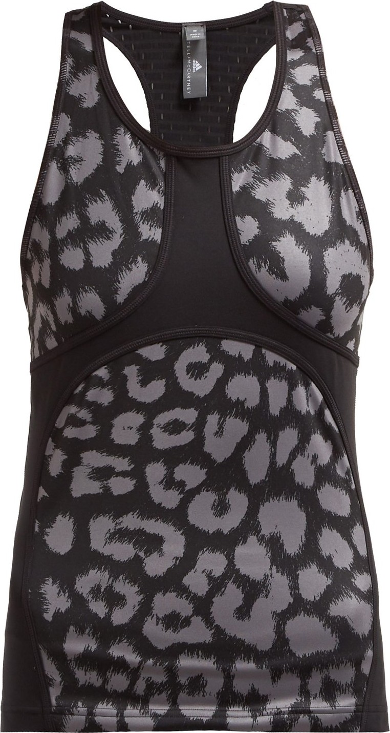 Adidas By Stella McCartney Comfort snake-print tank top