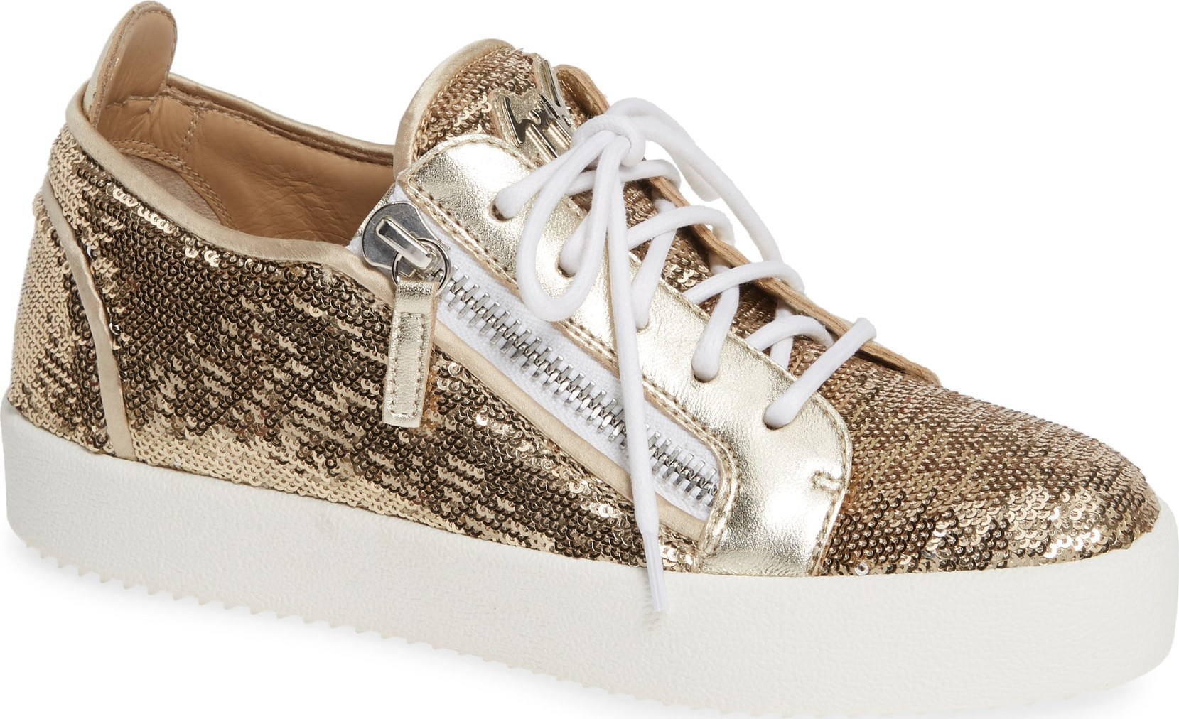 Giuseppe Zanotti May London Flippable Sequin Sneaker