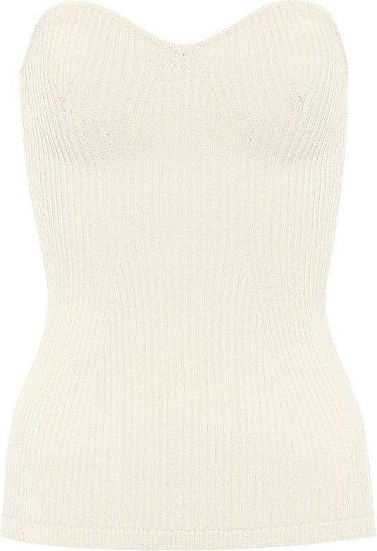 Khaite Lucie ribbed-knit top