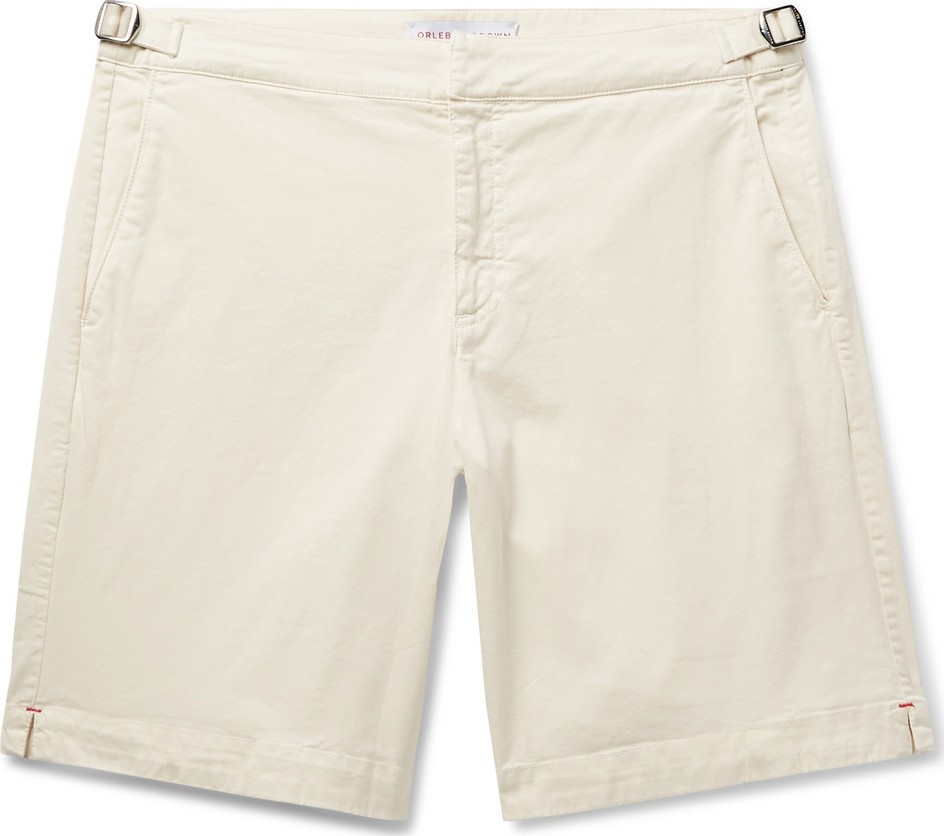 Orlebar Brown Dane Garment-Dyed Slim-Fit Stretch-Cotton Twill Shorts