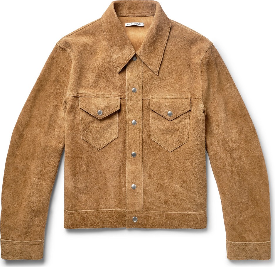 Our Legacy Suede Trucker Jacket