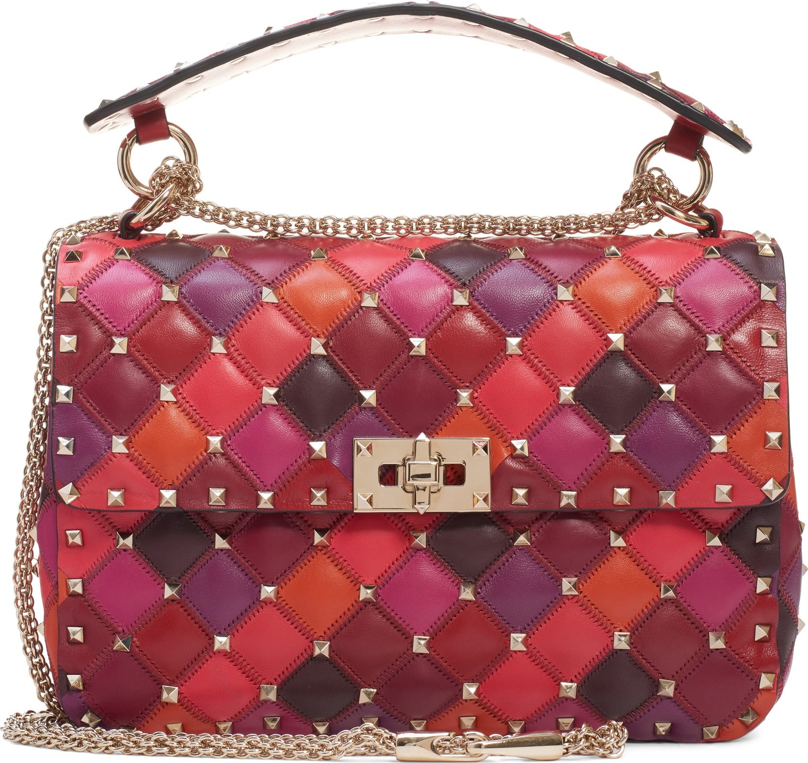 Valentino Medium Spike.It Leather Shoulder Bag