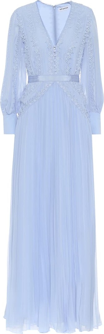 Self Portrait Chiffon maxi dress