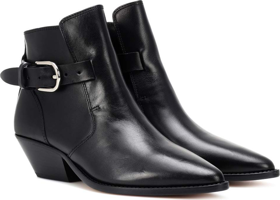 Isabel Marant Santiag leather ankle boots