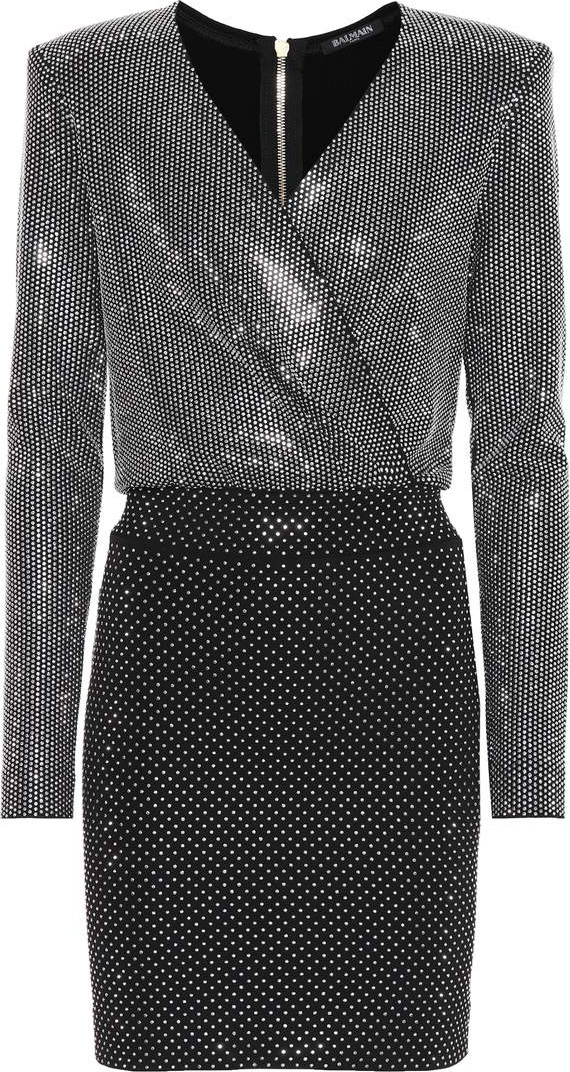 Balmain Embellished minidress