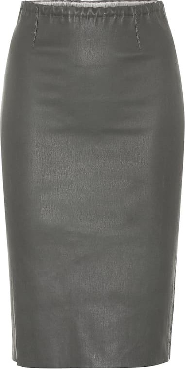 Stouls Gilda leather skirt