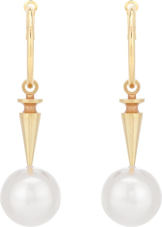 Junya Watanabe Faux pearl earrings