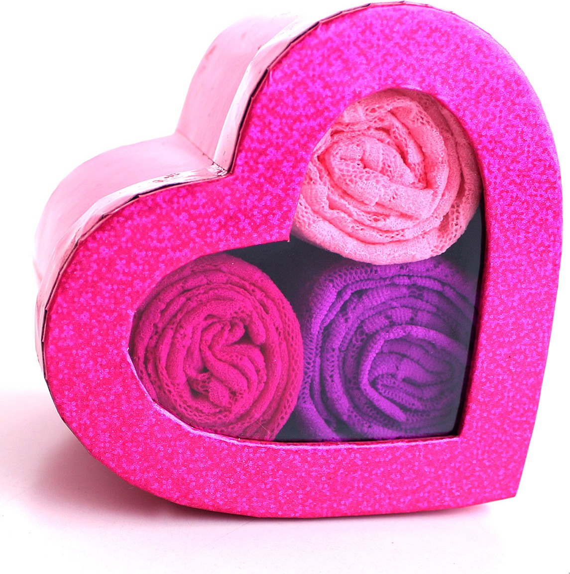 Hanky Panky Three-Pack Original-Rise Thongs in Heart-Shaped Gift Box