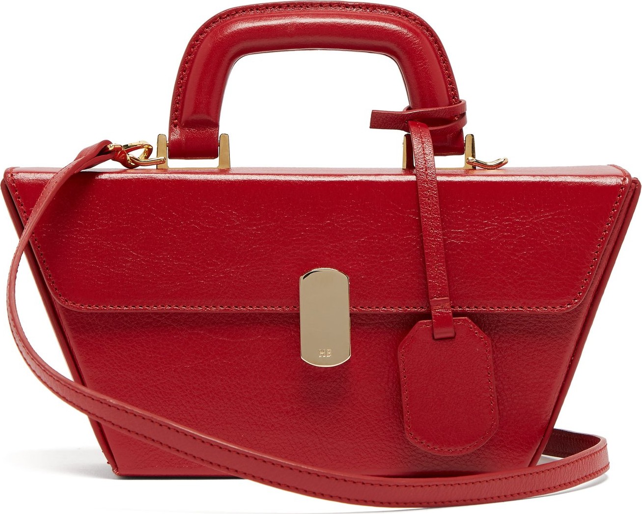 Hillier Bartley Cassette grained-leather bag