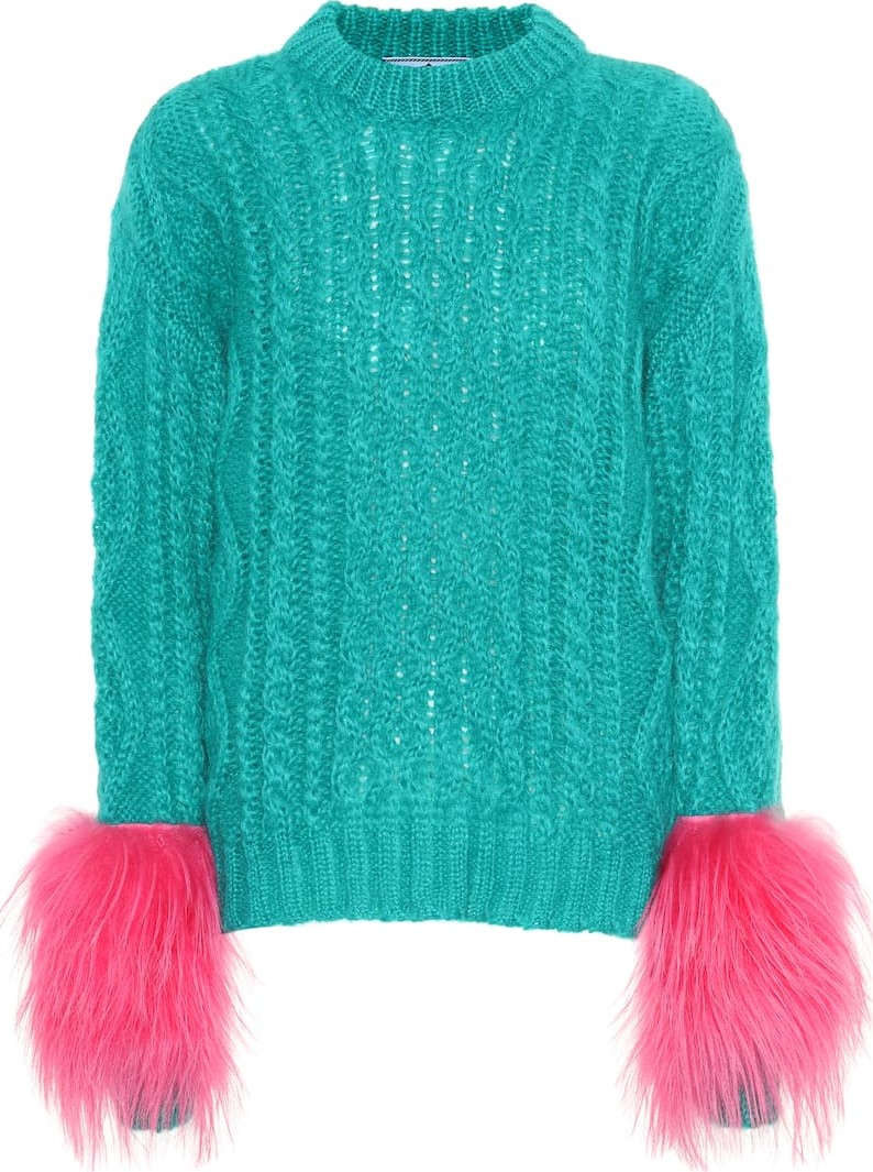 Prada Mohair and wool blend sweater