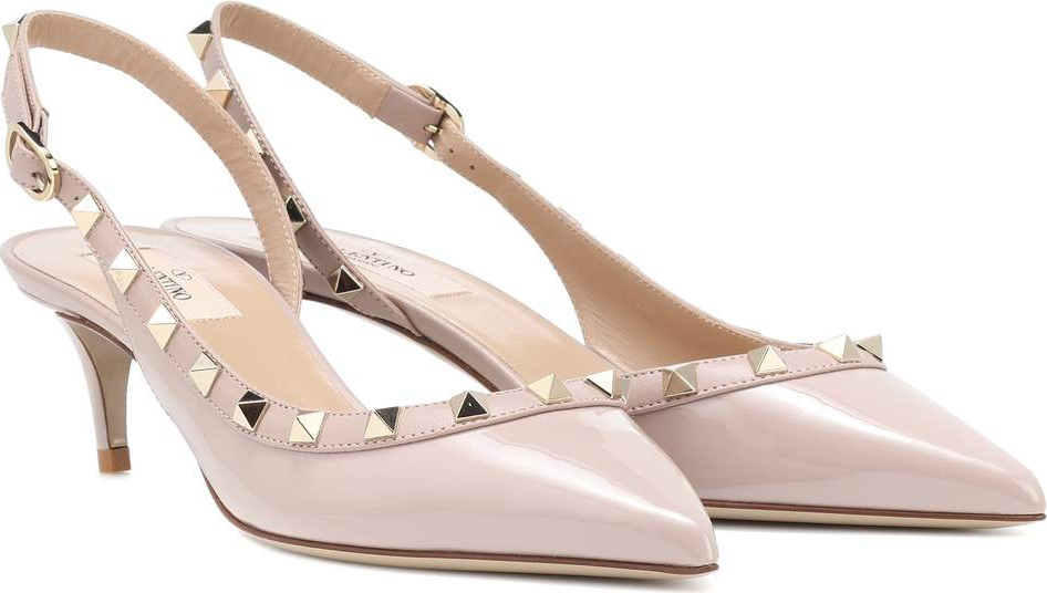 Valentino Valentino Garavani Rockstud leather slingback pumps