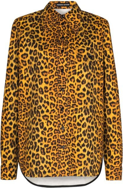 Kwaidan Editions - Leopard-print denim shirt
