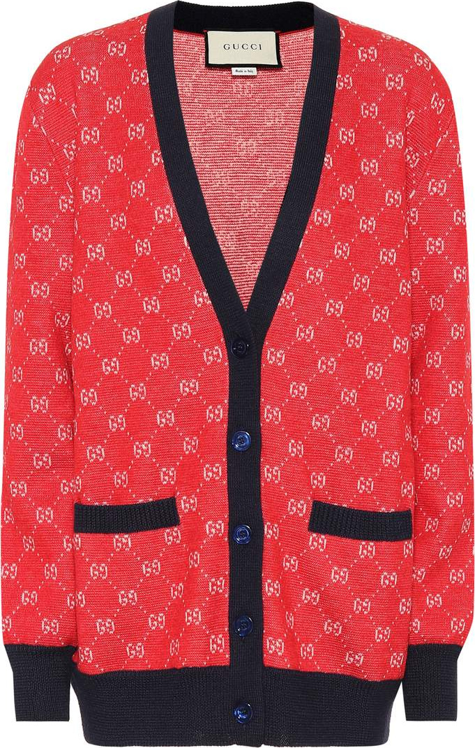 Gucci GG wool and alpaca cardigan