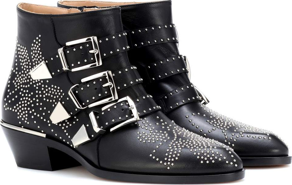 Chloe Susanna studded leather ankle boots