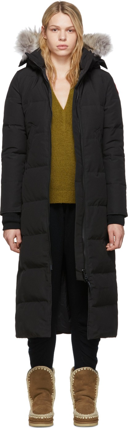Canada Goose Black Down Mystique Parka