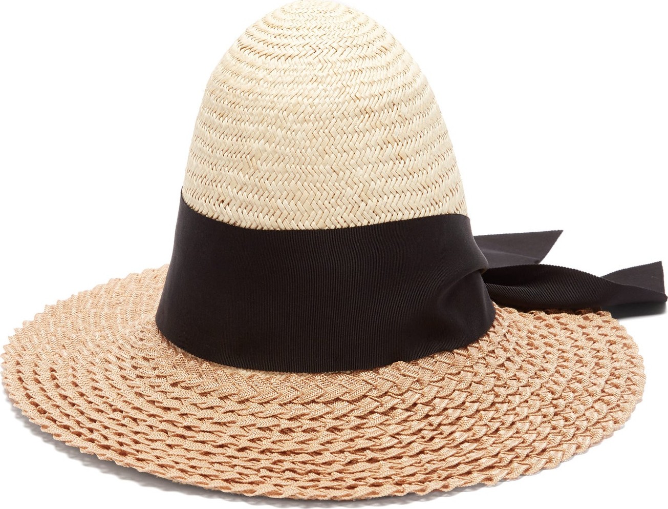Benoît Missolin Colette palm and pedaline straw hat