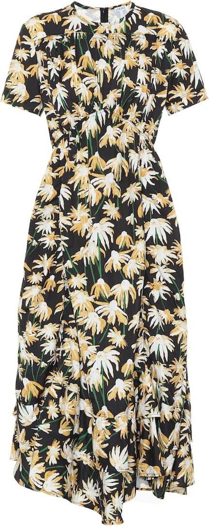 LOEWE Floral cotton dress