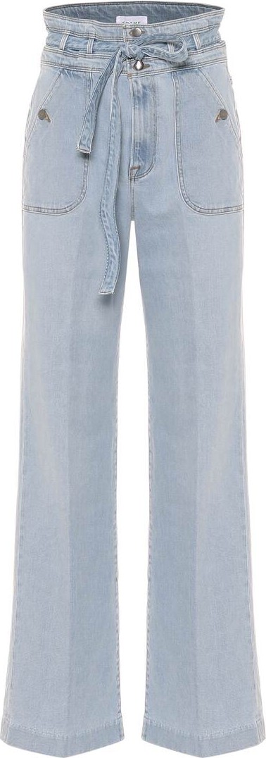 FRAME DENIM Ali high-rise wide-leg jeans