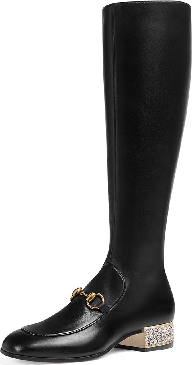 Gucci Over-The-Knee Leather Boot