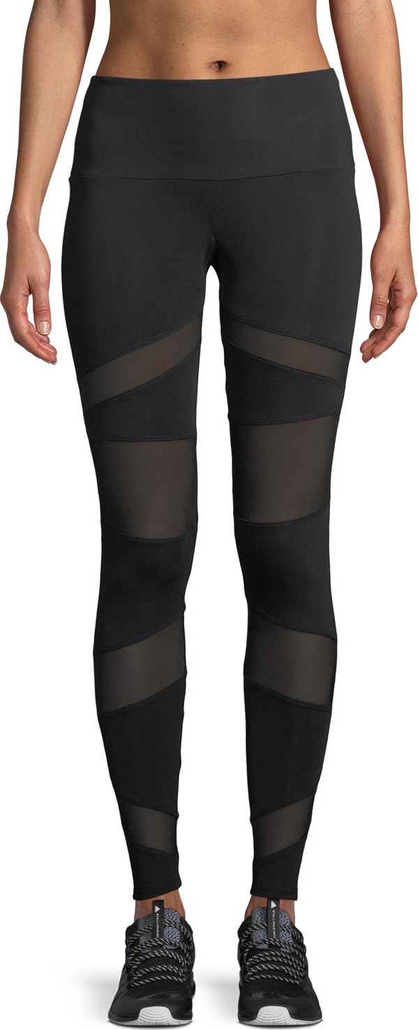 ONZIE Bondage High-Rise Performance Leggings w/ Mesh ONZIE Bondage High-Rise Performance Leggings w/ Mesh
