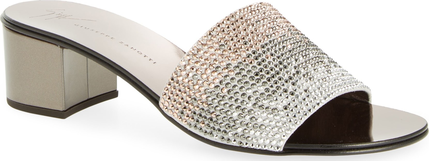 Giuseppe Zanotti Crystal Embellished Slide Sandal