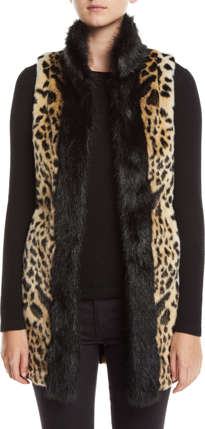Fabulous Furs Cheetah-Print Faux-Fur Stroller Vest