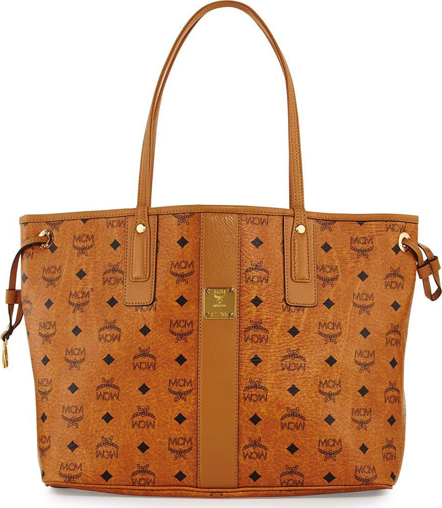 MCM Liz Reversible Medium Visetos Tote Bag