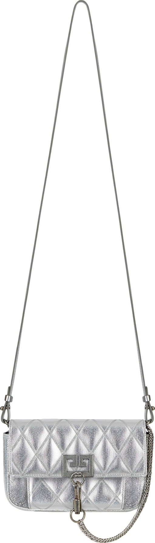 Givenchy Mini Pocket Metallic Quilted Crossbody Bag