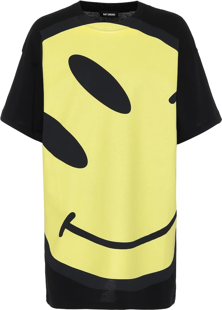 Raf Simons Printed cotton-jersey T-shirt