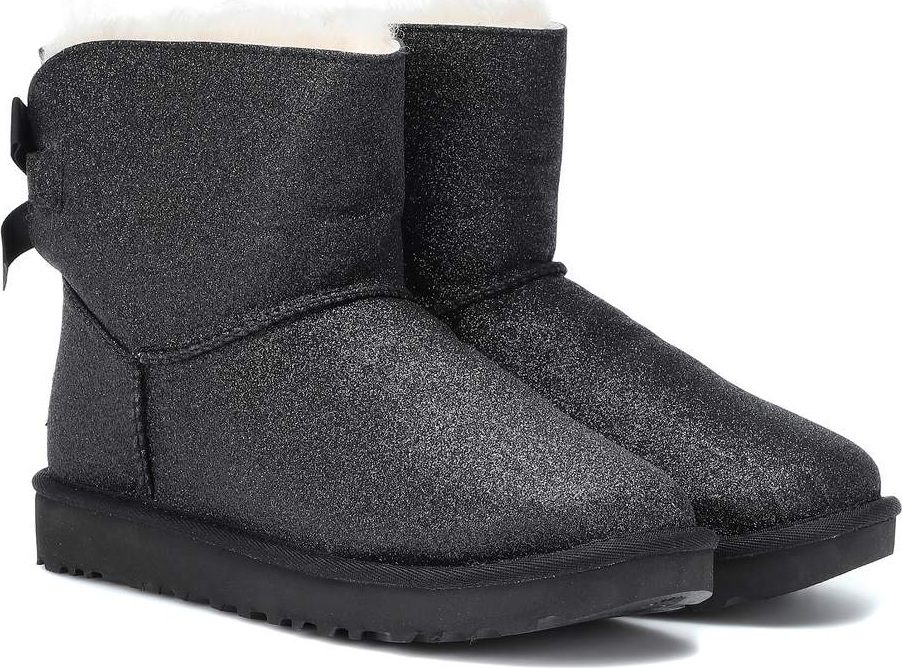 UGG Mini Bailey Bow glitter ankle boots
