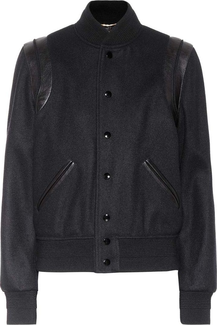 Saint Laurent Wool varsity jacket