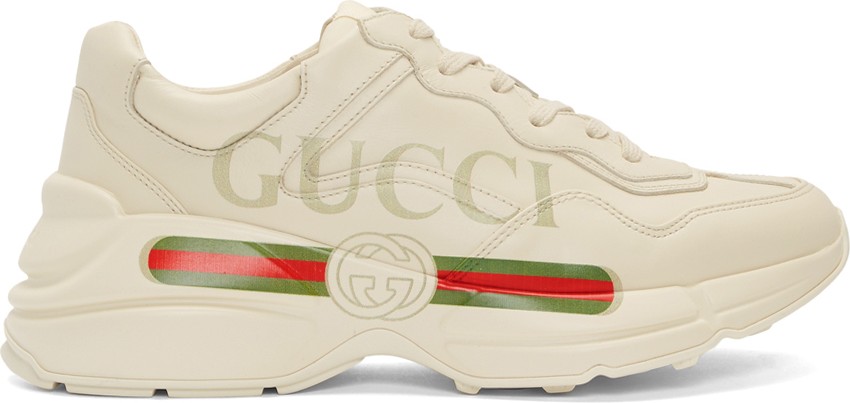 Gucci Off-White Vintage Logo Rhyton Sneakers