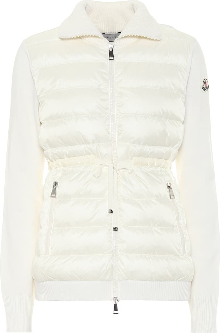 Moncler Down and wool jacket