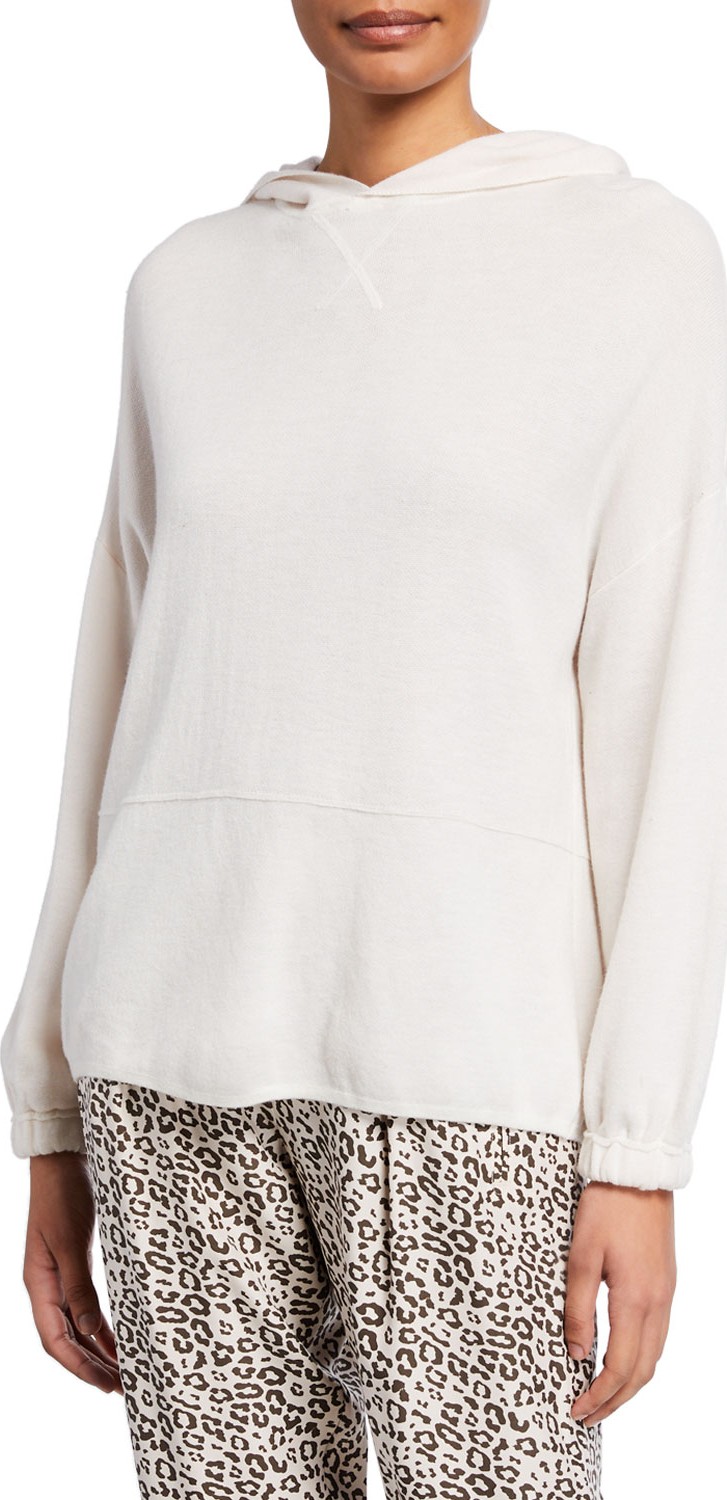 ATM Anthony Thomas Melillo Long-Sleeve Hooded Sweater